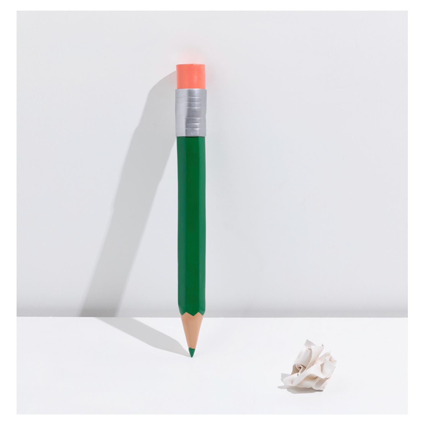 Pencil and paper scrunch