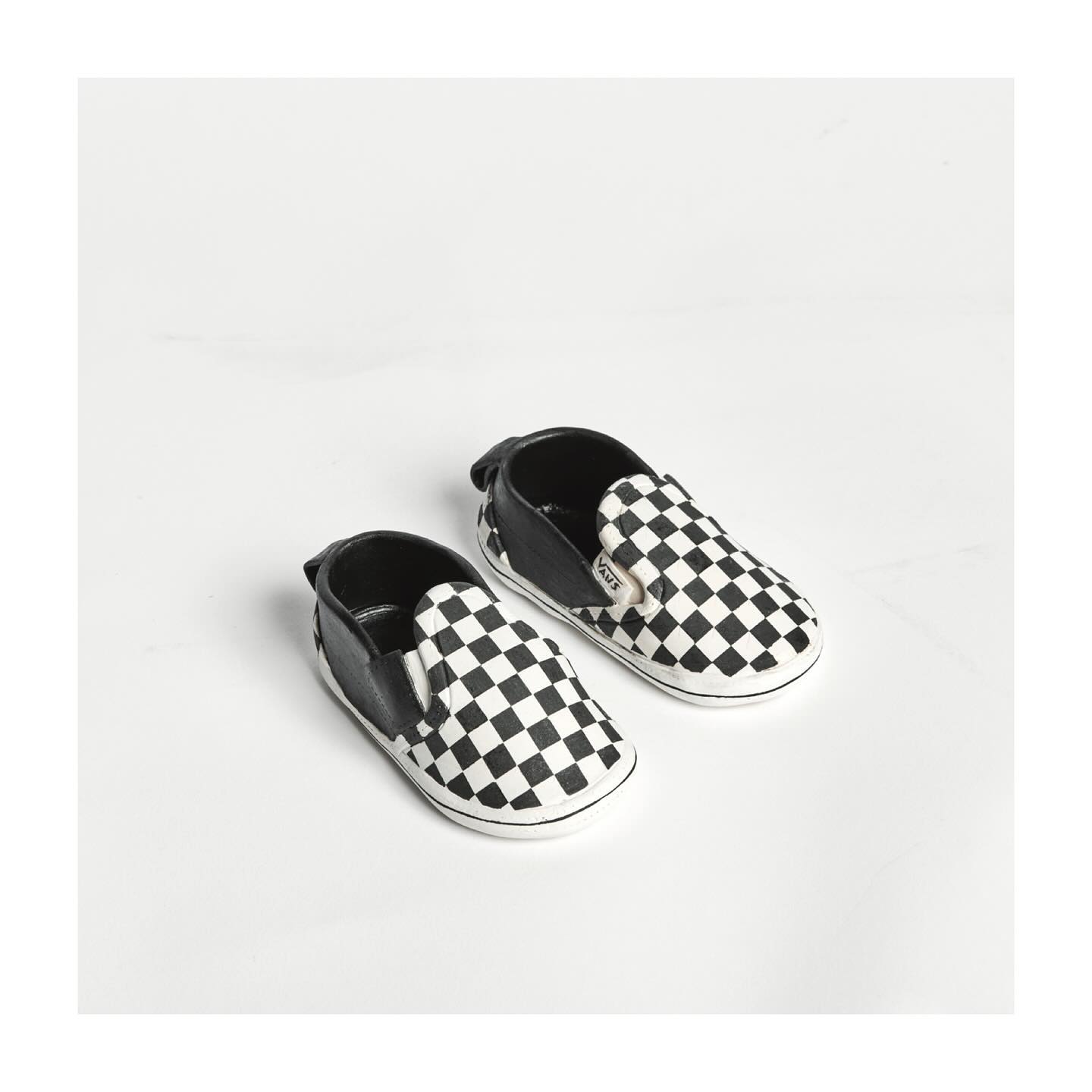 Checkerboard shoes — view 1